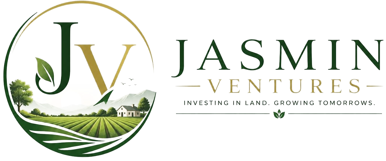 Jasmin Ventures Logo - Securing Your Future, Acre by Acre